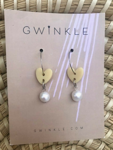 Heart/Flower Pearl Drops