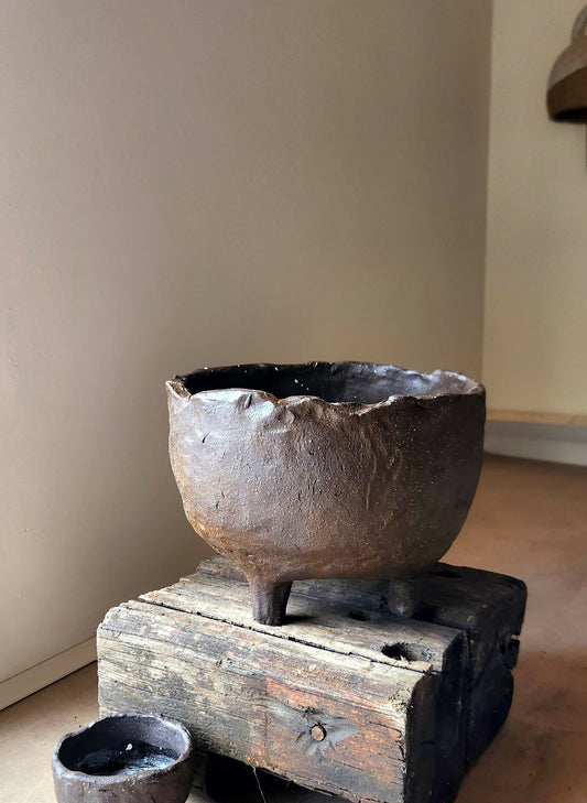 Chunky Black Bowl