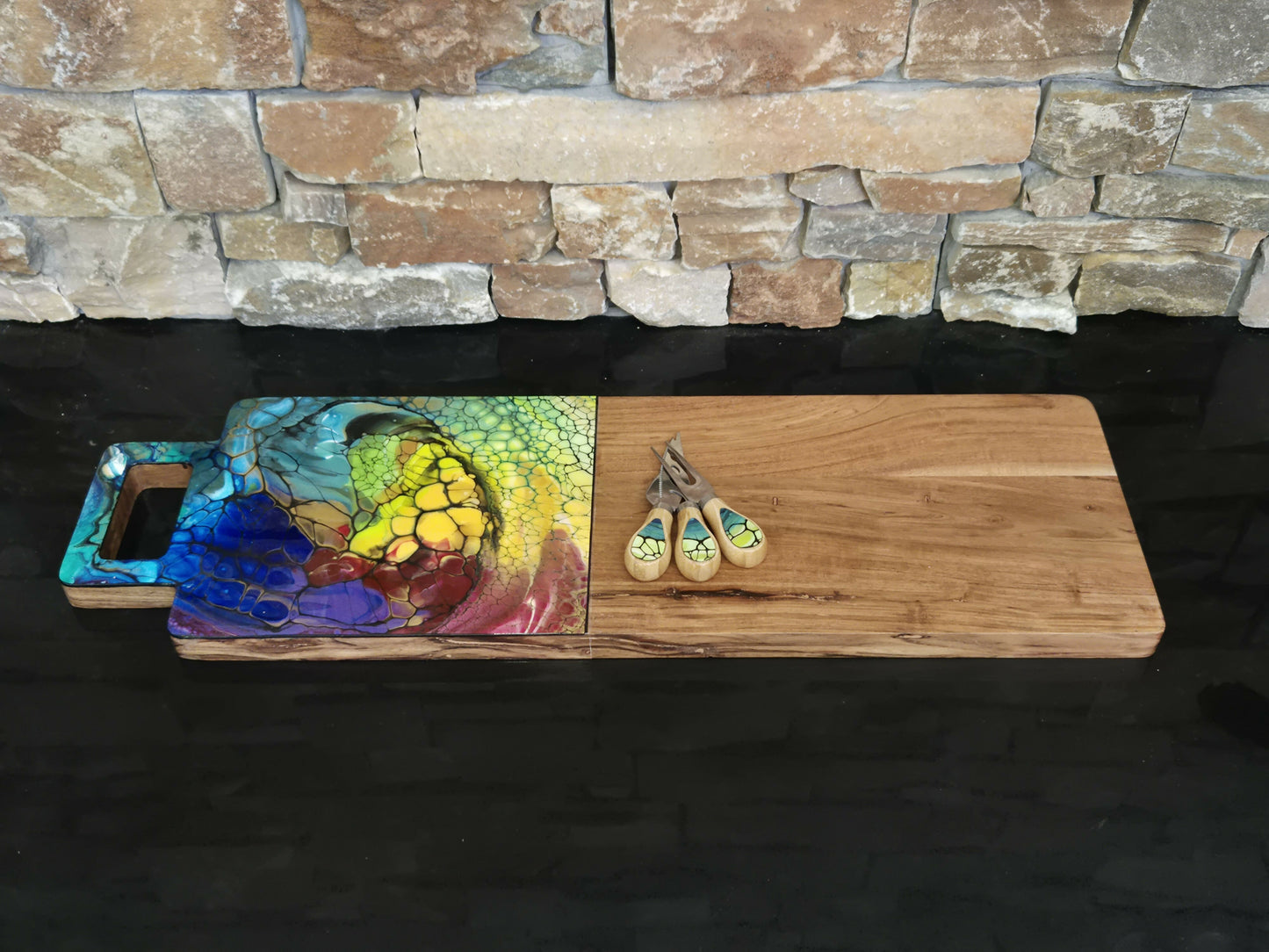 Rainbow Charcuterie Board