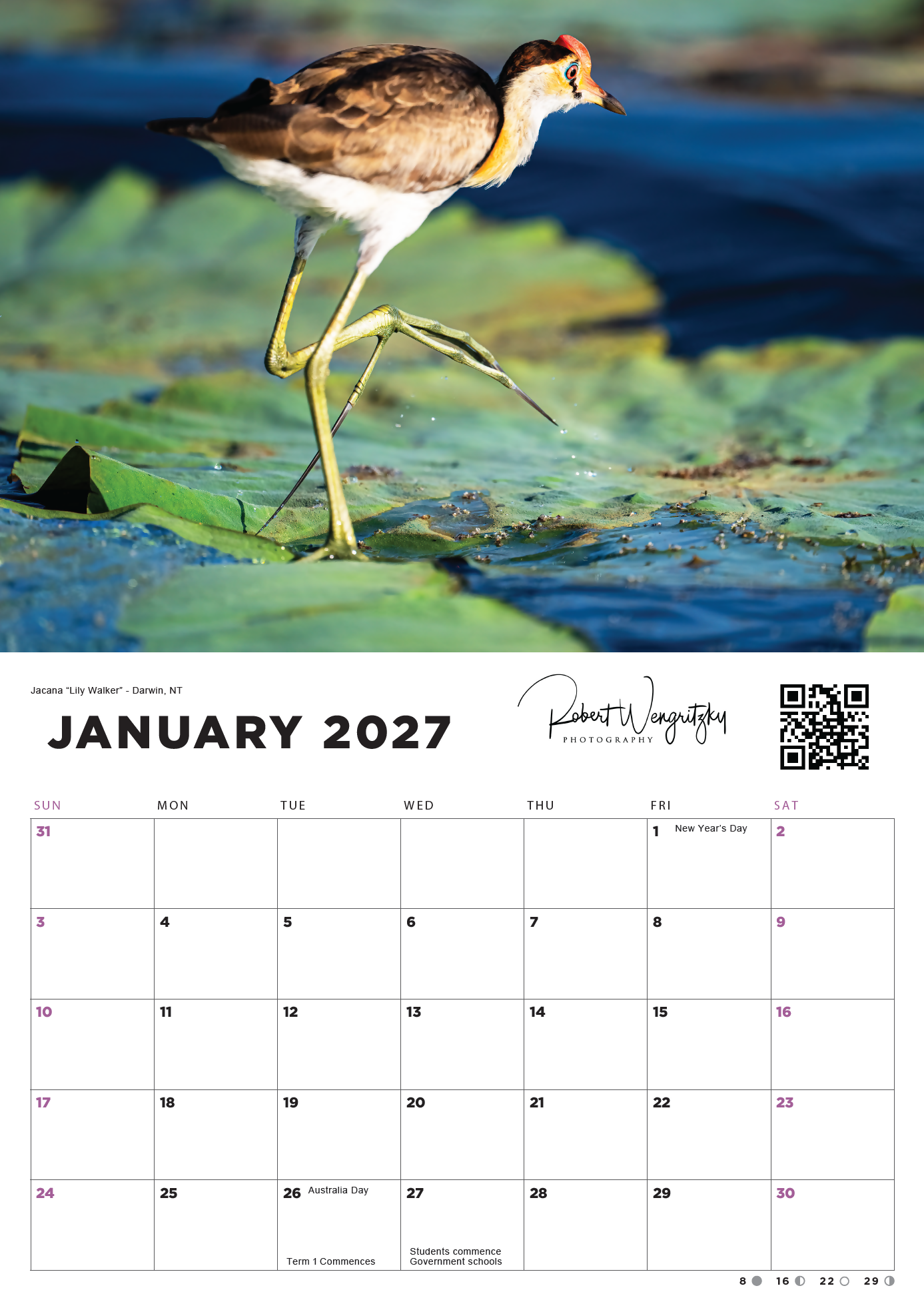 2026 Calendars - Rob Wengritzky Photography