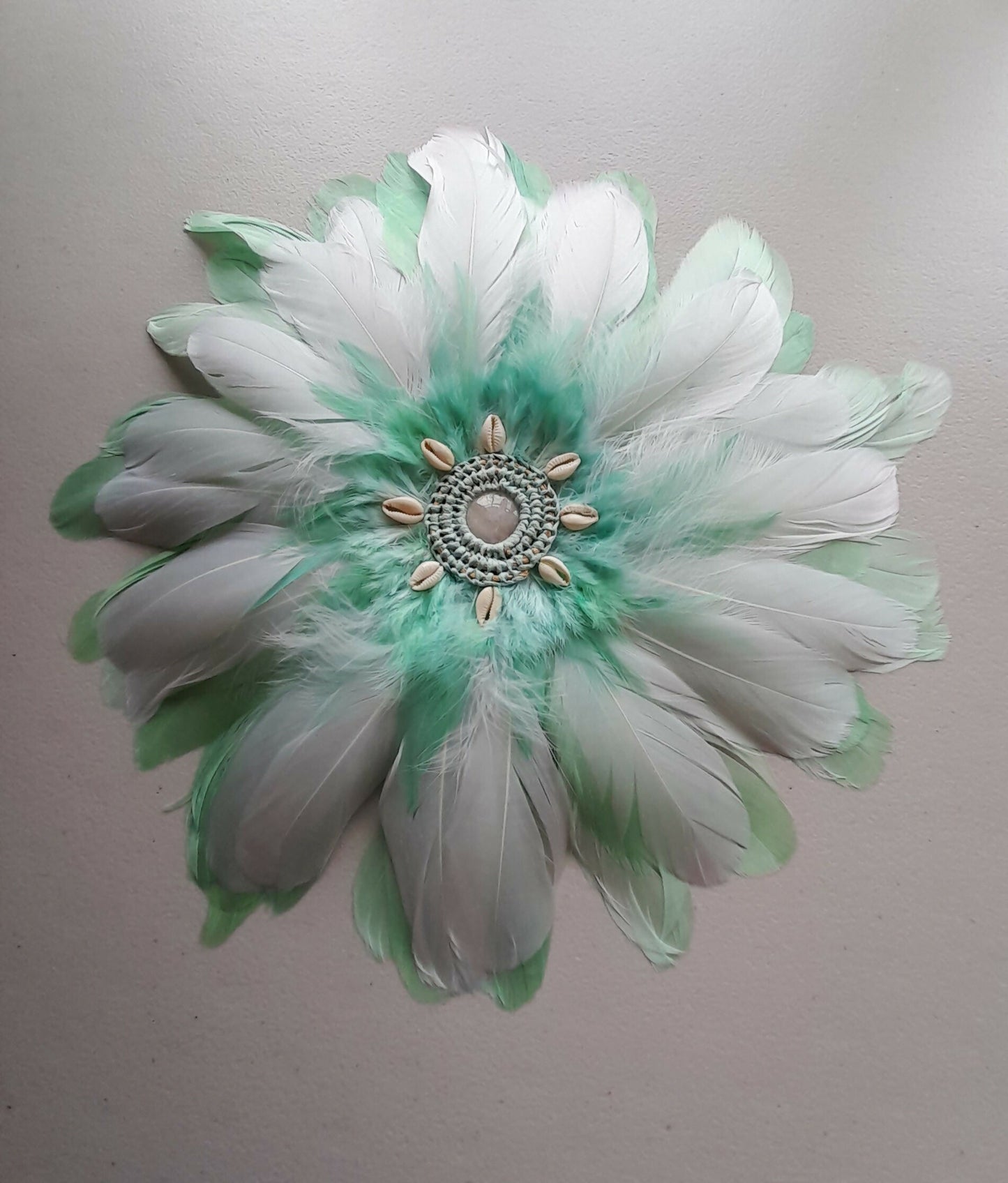 Mint green wall hanging
