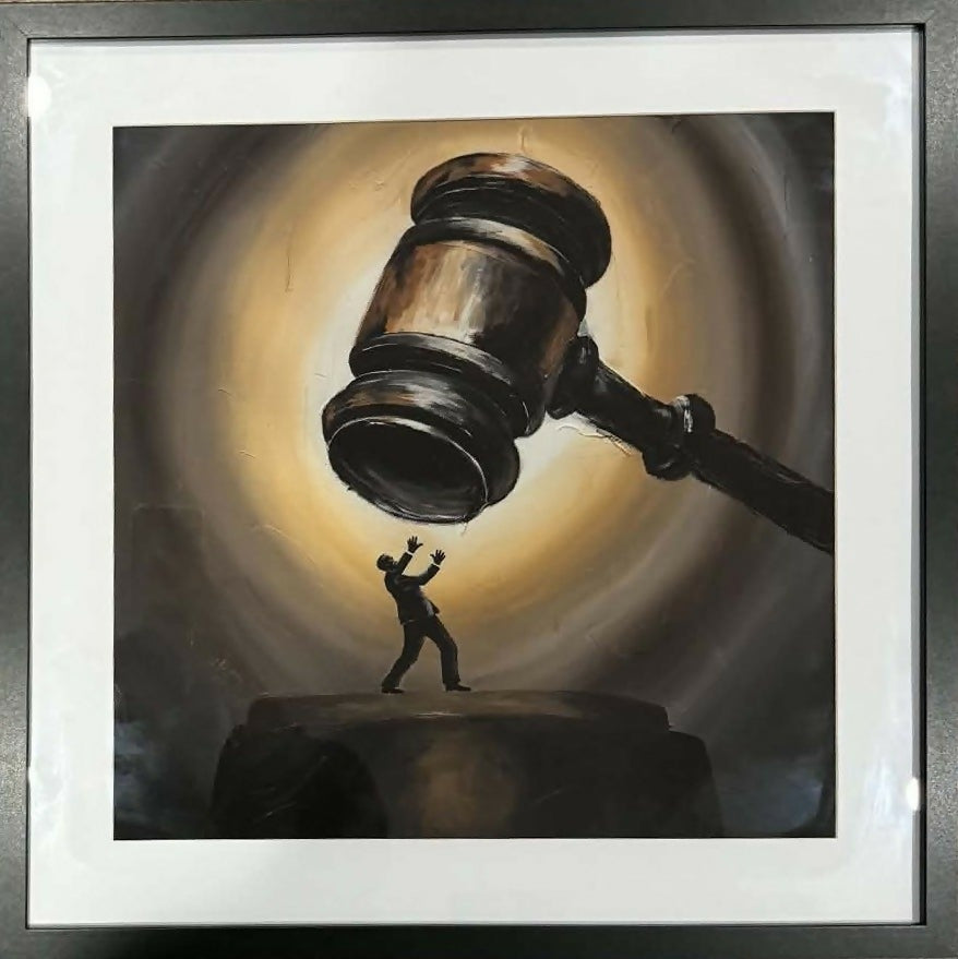 WITH GREAT POWER - FRAMED PRINT