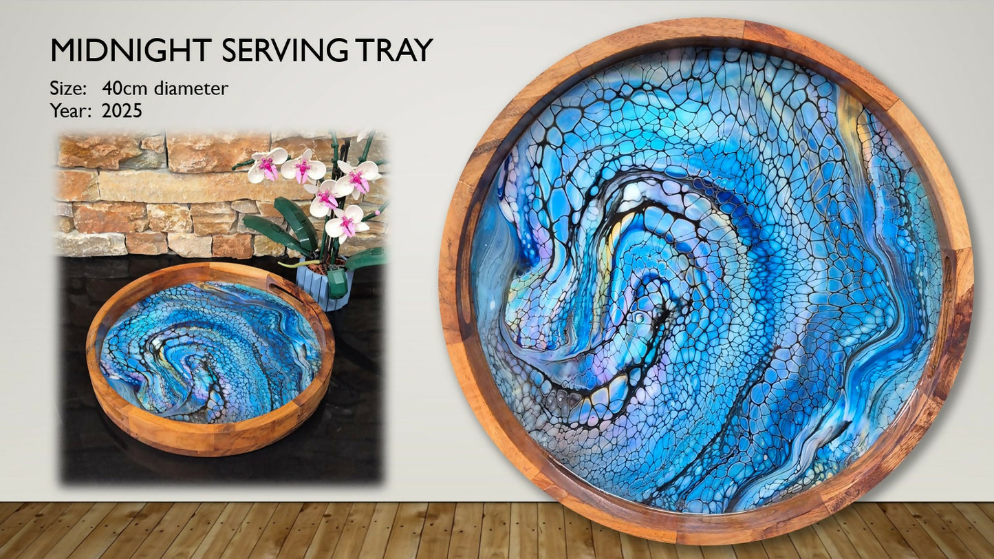 Midnight Serving Tray