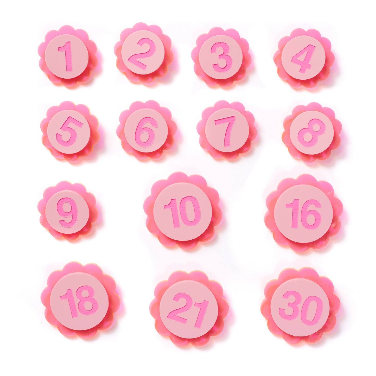 Luxe Number Badge