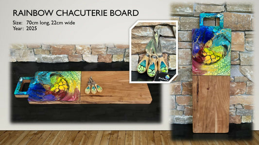Rainbow Charcuterie Board