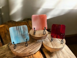 Artisan Fused Glass Ring & Trinket Holders
