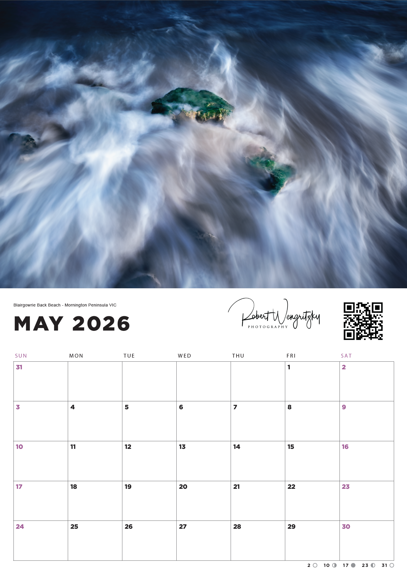 2026 Calendars - Rob Wengritzky Photography
