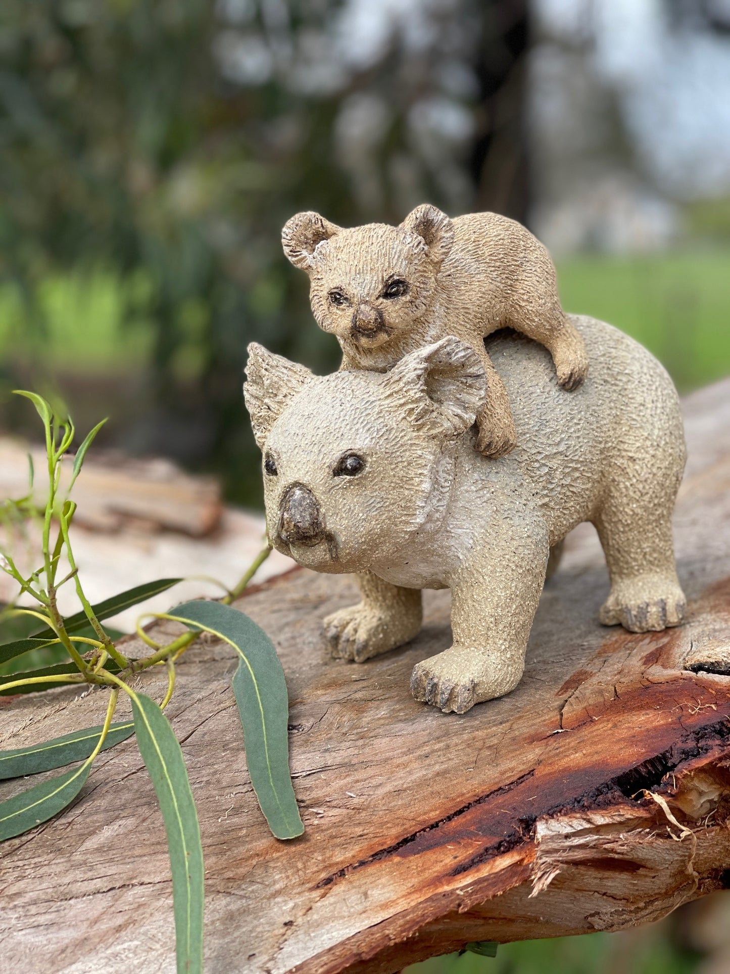 Mother Koala and Baby by Artist Nancy Keith - RRP $200