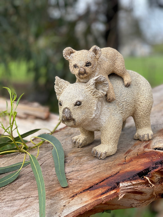 Mother Koala and Baby by Artist Nancy Keith - RRP $200