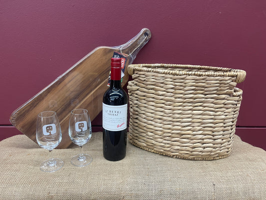 Cheese Board & Wine Picnic Hamper - RRP $195