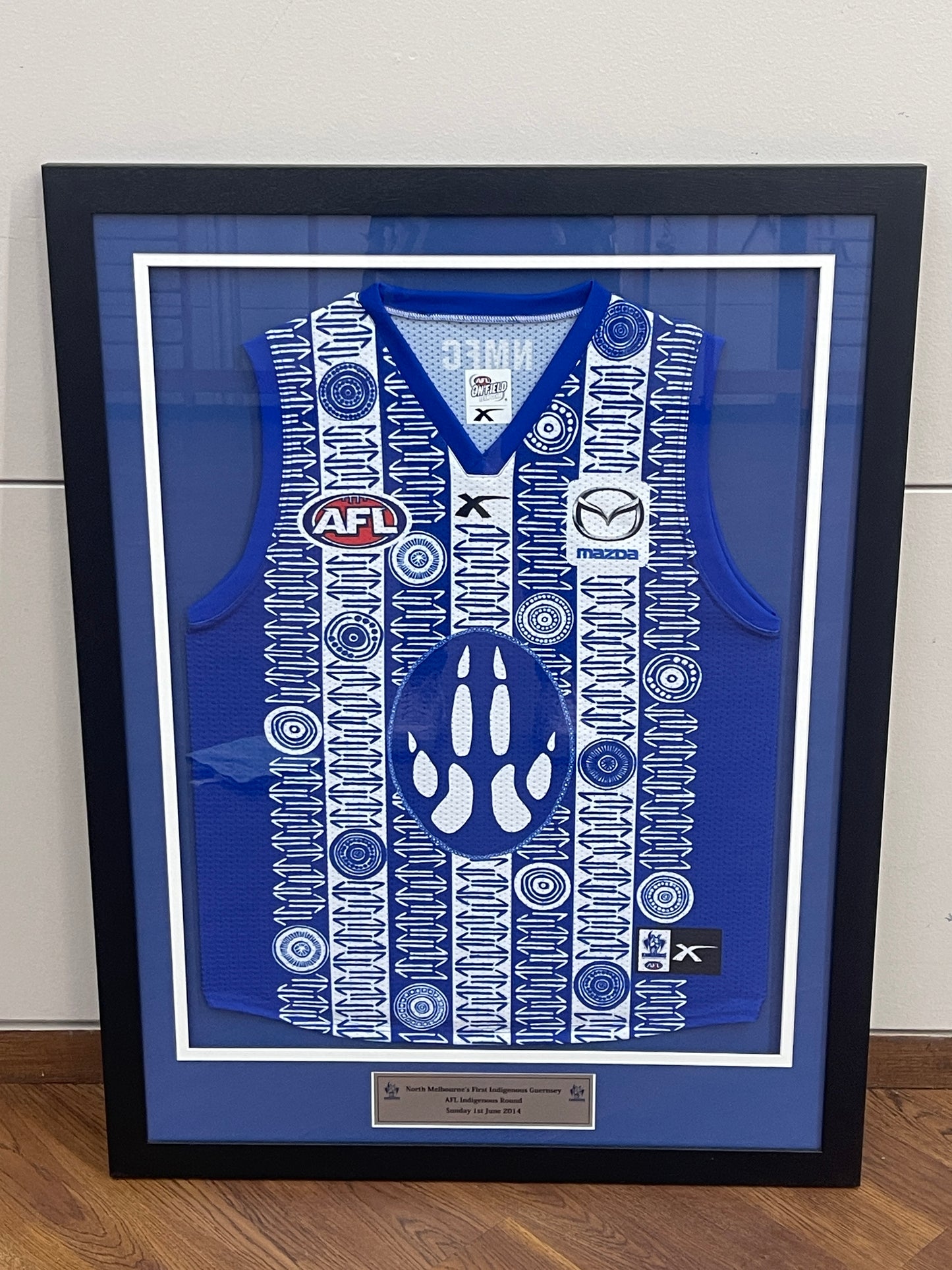 Jo Jobling Memorial Item - North Melbourne Indigenous Guernsey 2014 - RRP $1250