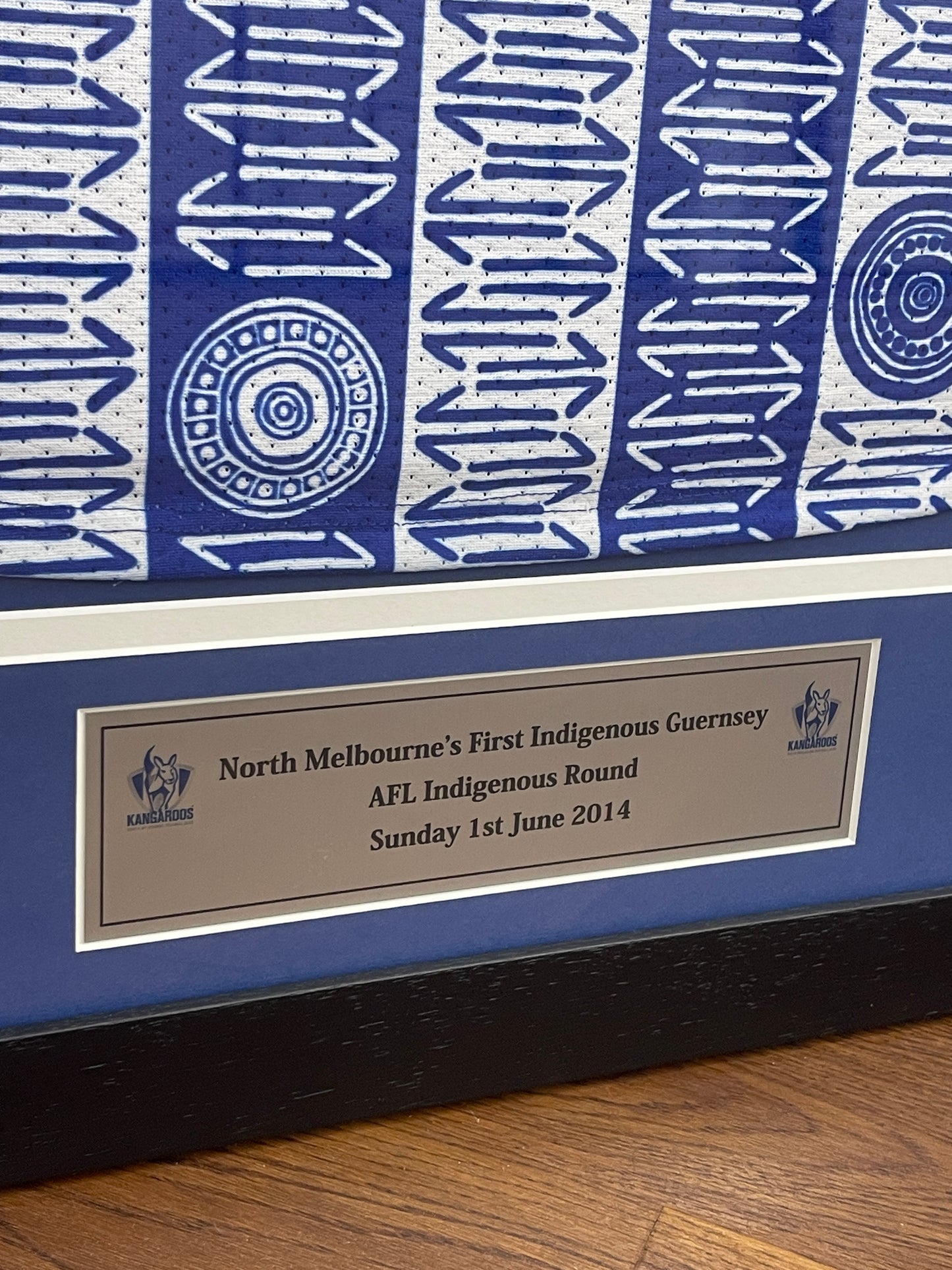 Jo Jobling Memorial Item - North Melbourne Indigenous Guernsey 2014 - RRP $1250