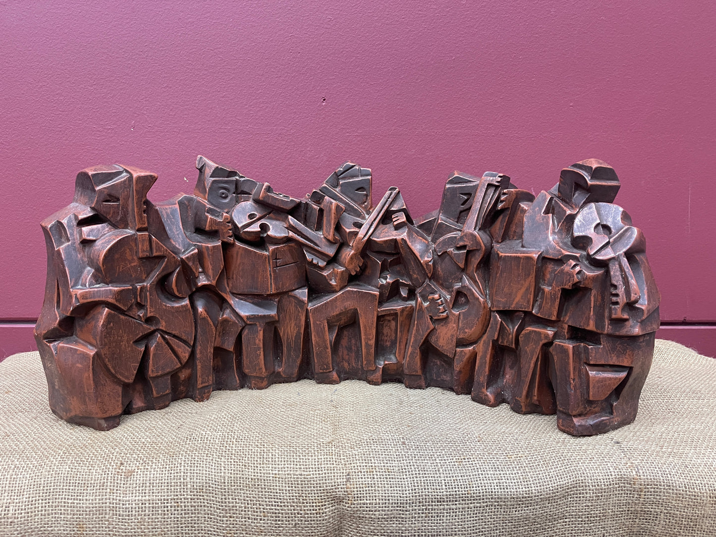 Cubist School Jazz Band Sculpture - RRP $1000