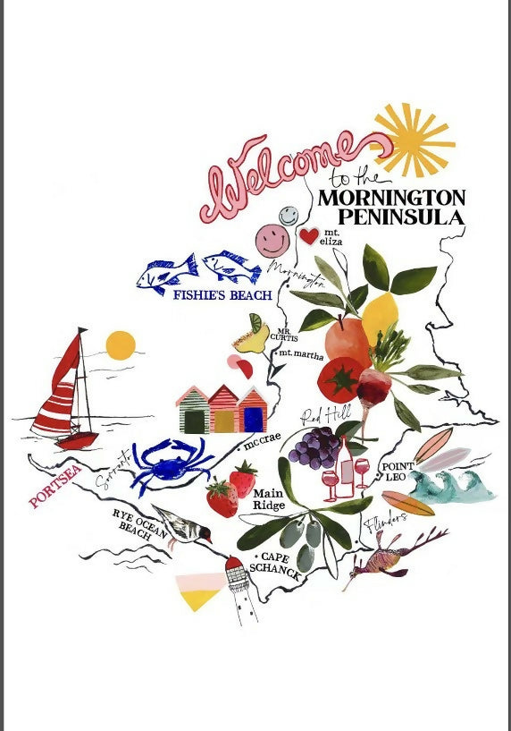 Souvenir Tea Towel