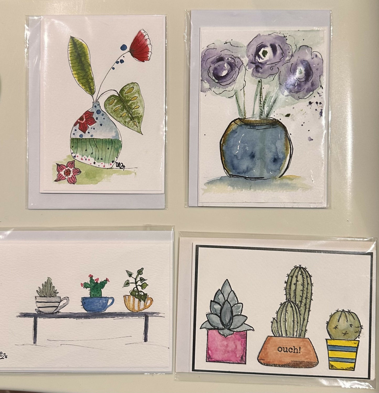 Watercolour Greeting Cards