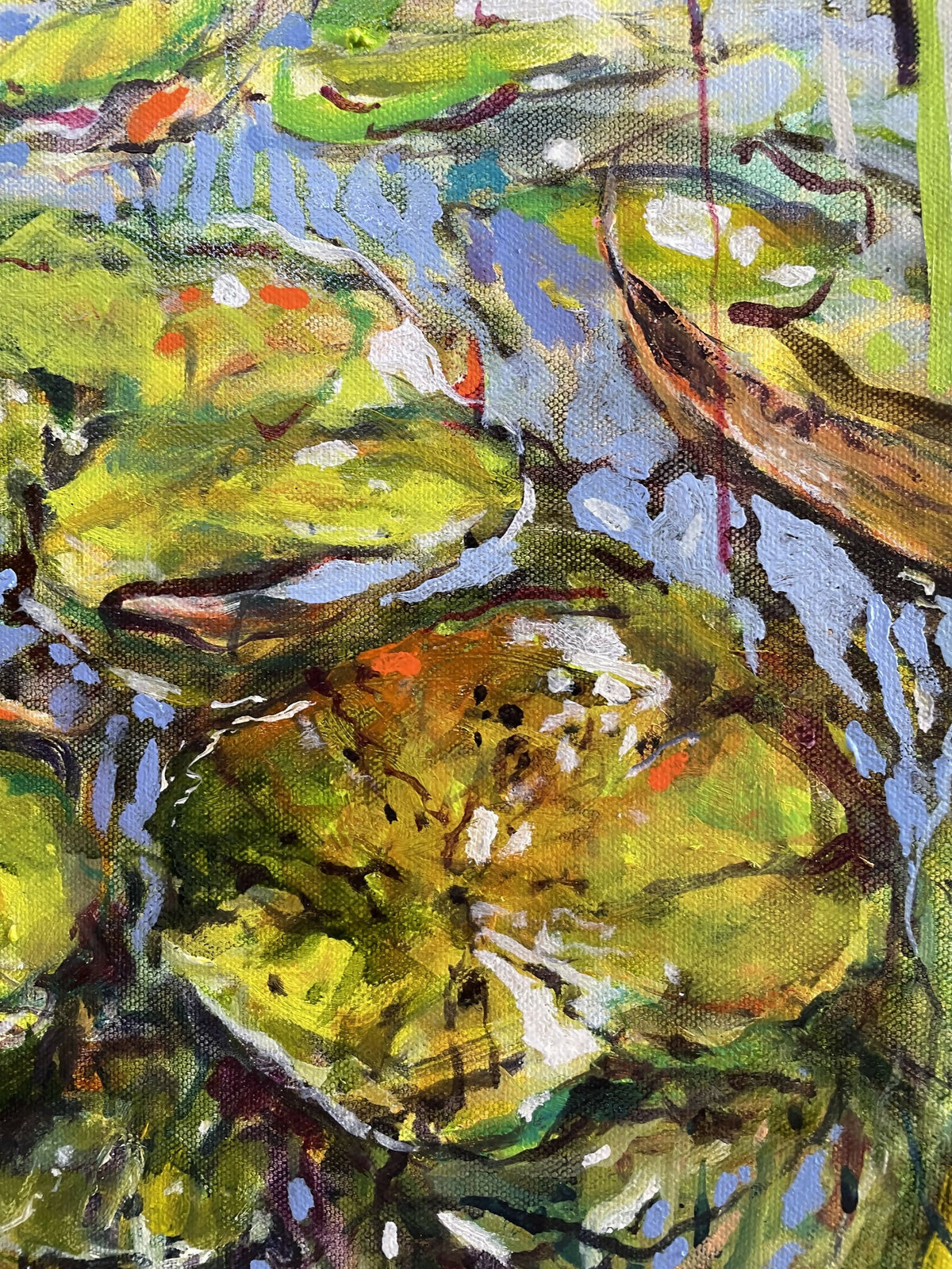 SWAMP LIFE (oil painting)