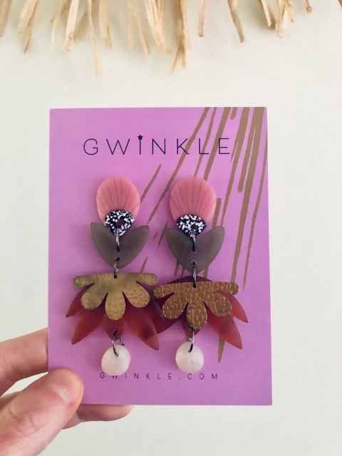 Ruby Romance Earrings