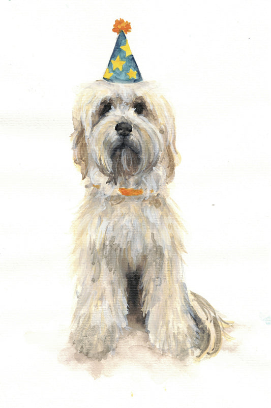 Groodle Greeting Card
