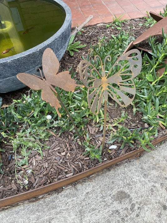 Corten Butterflies LARGE
