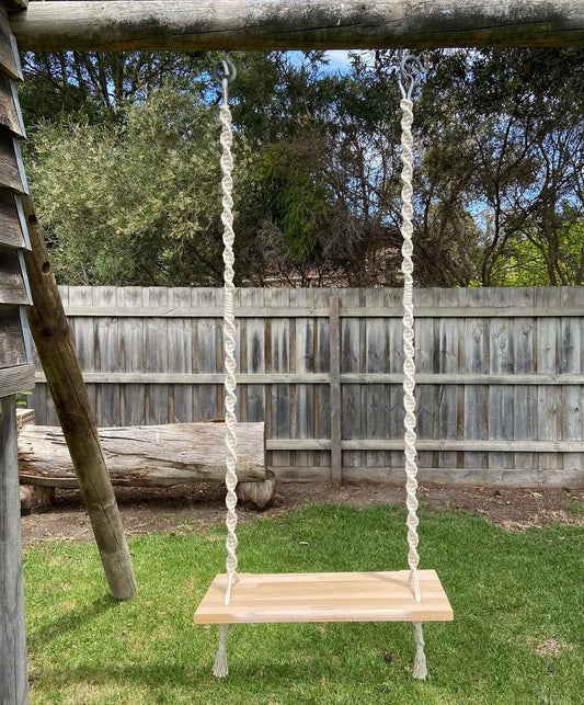 Macrame Rach Porch Swing by Artist Cord^e Macrame - RRP $280