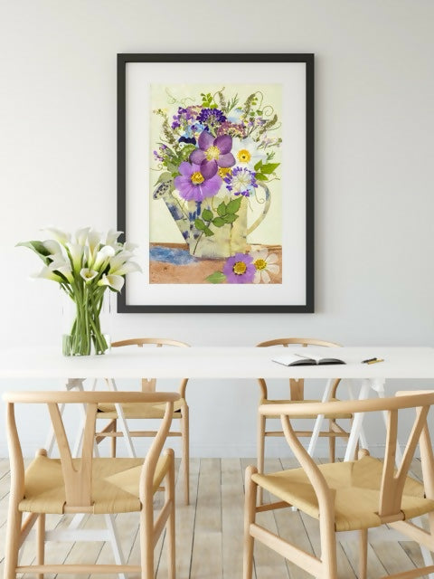 Flower and Water Can