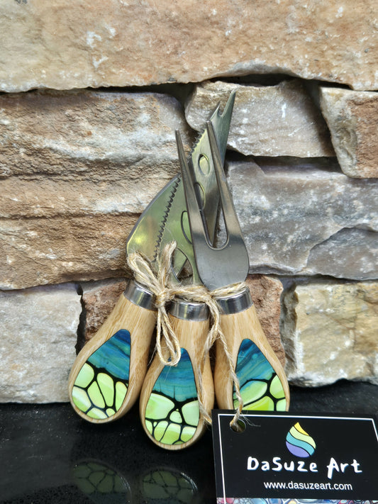 Set of 3 Cheese knives