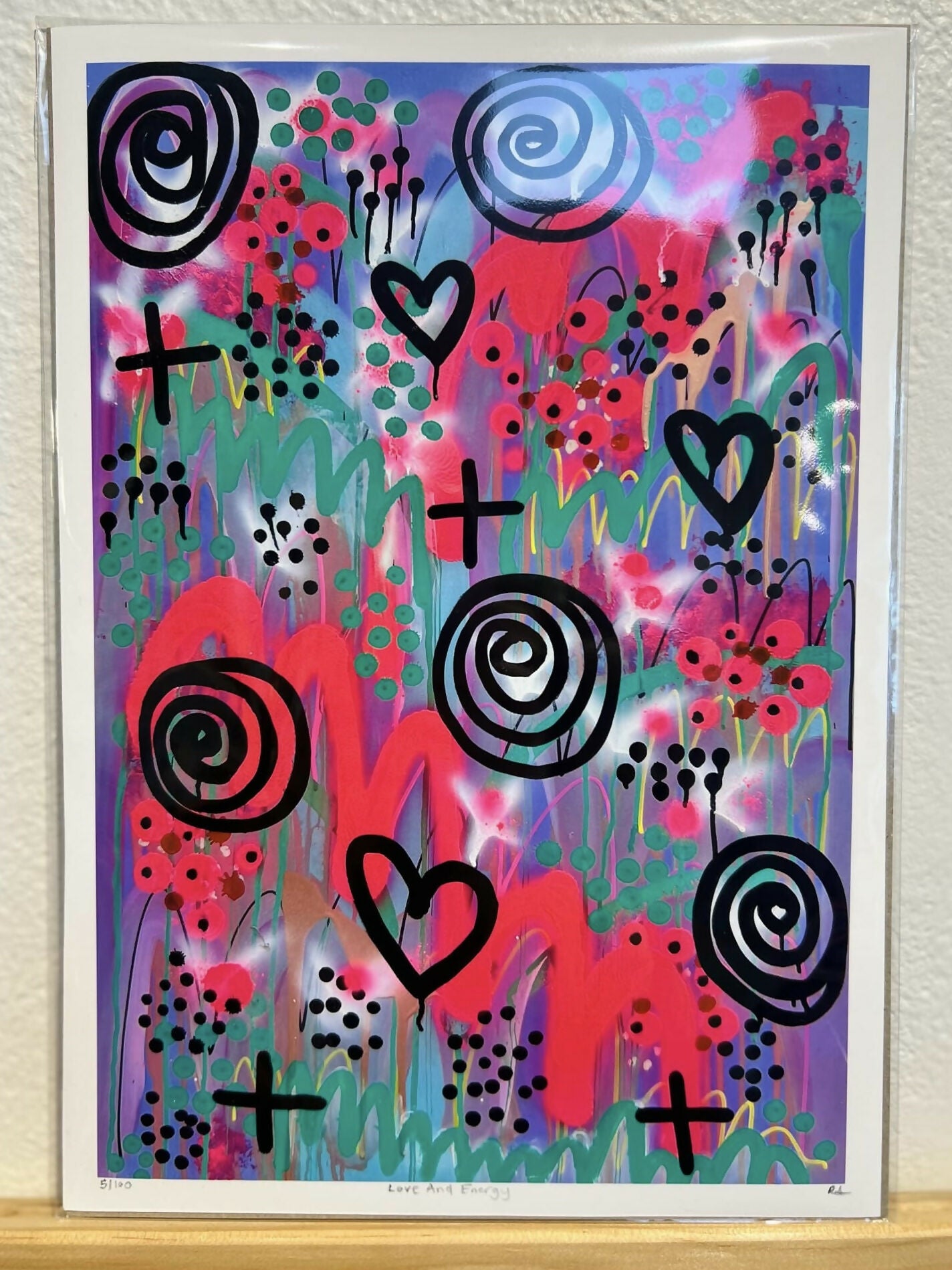 A3 Fine Art Print - Love And Energy