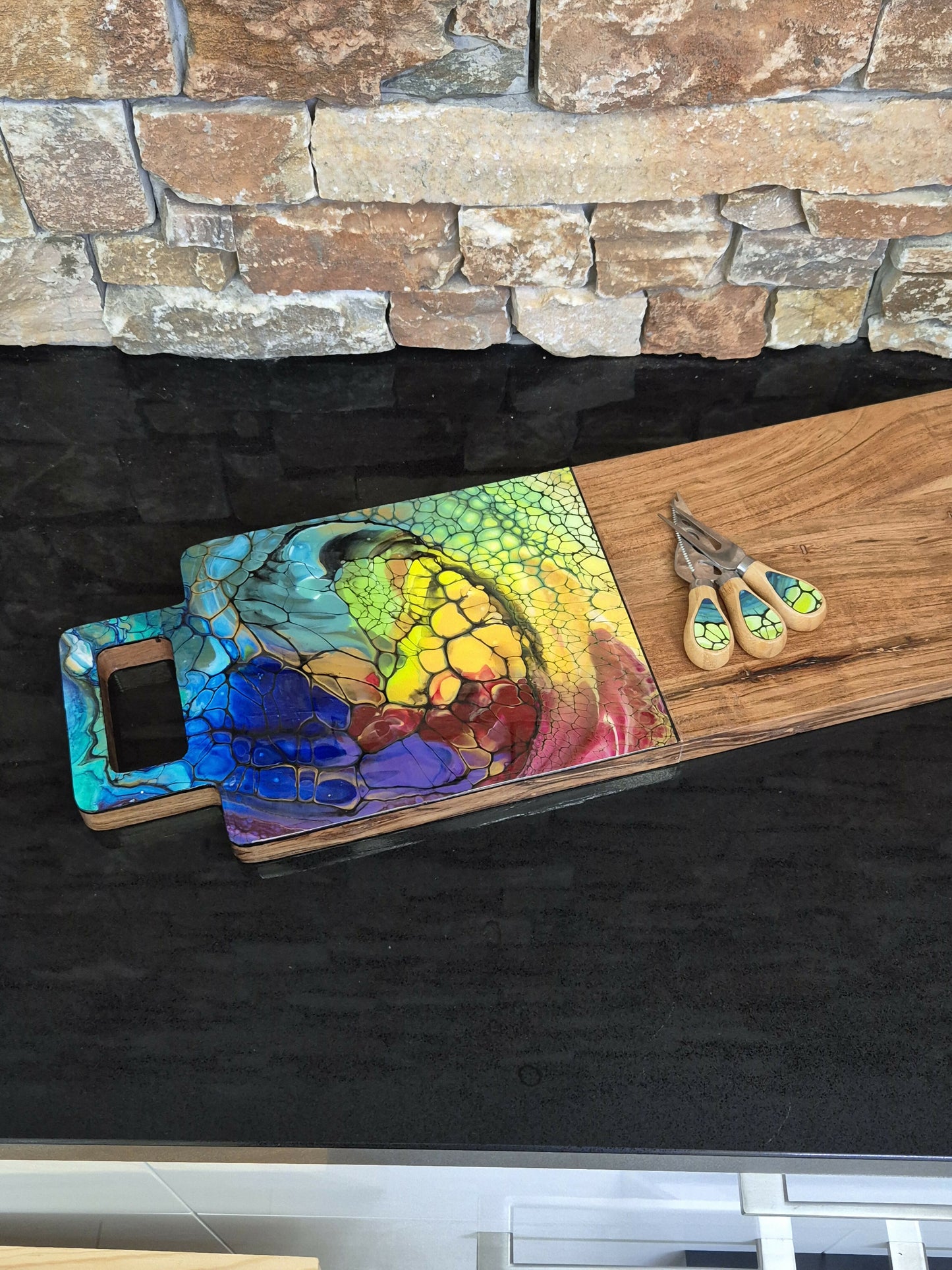 Rainbow Charcuterie Board
