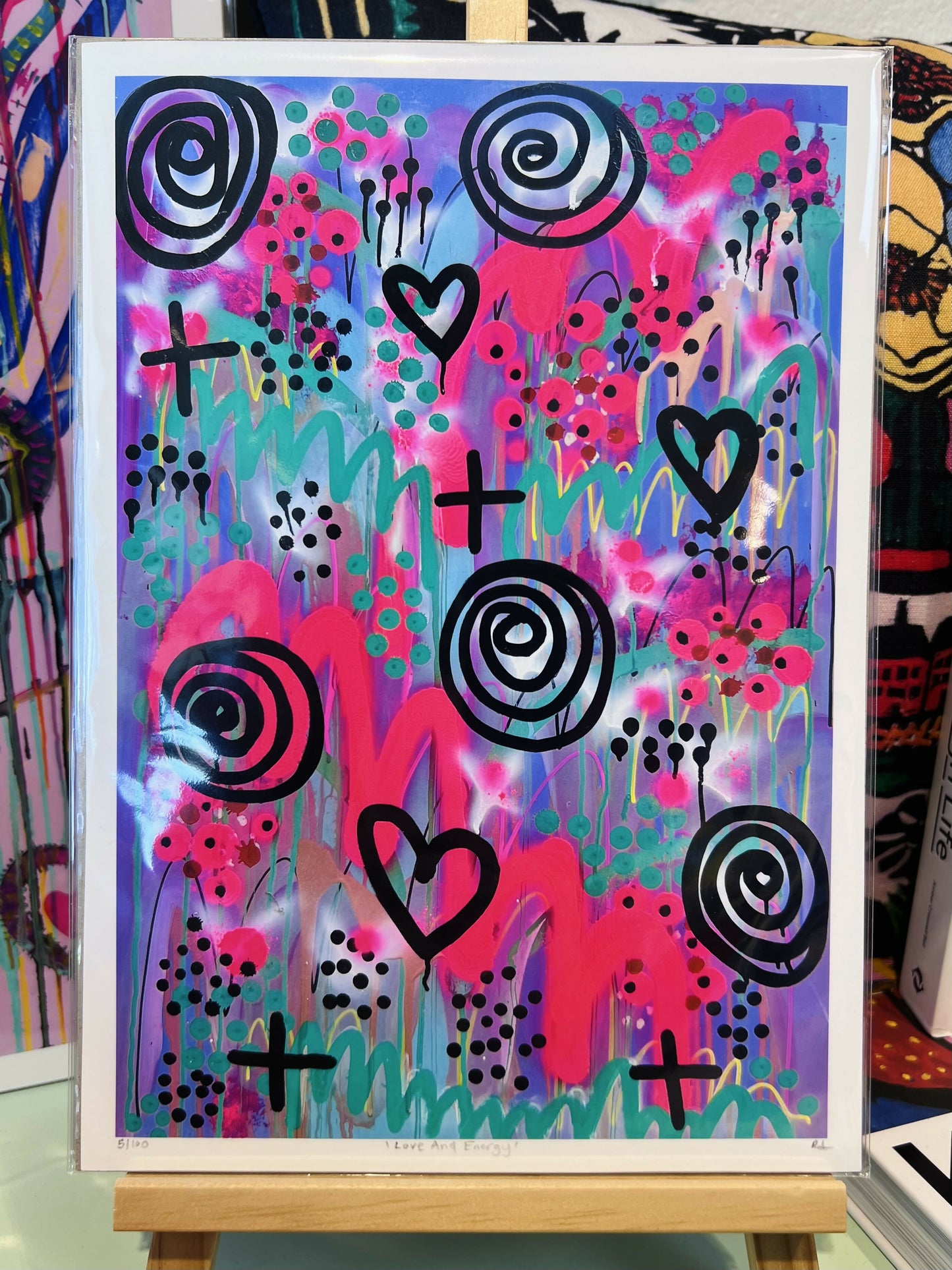 A4 Fine Art Print - Love And Energy