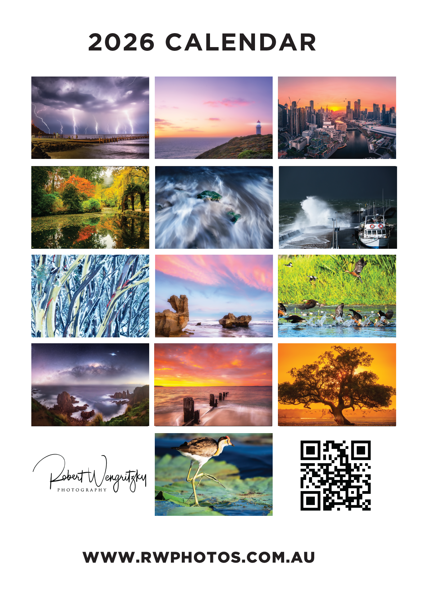 2026 Calendars - Rob Wengritzky Photography