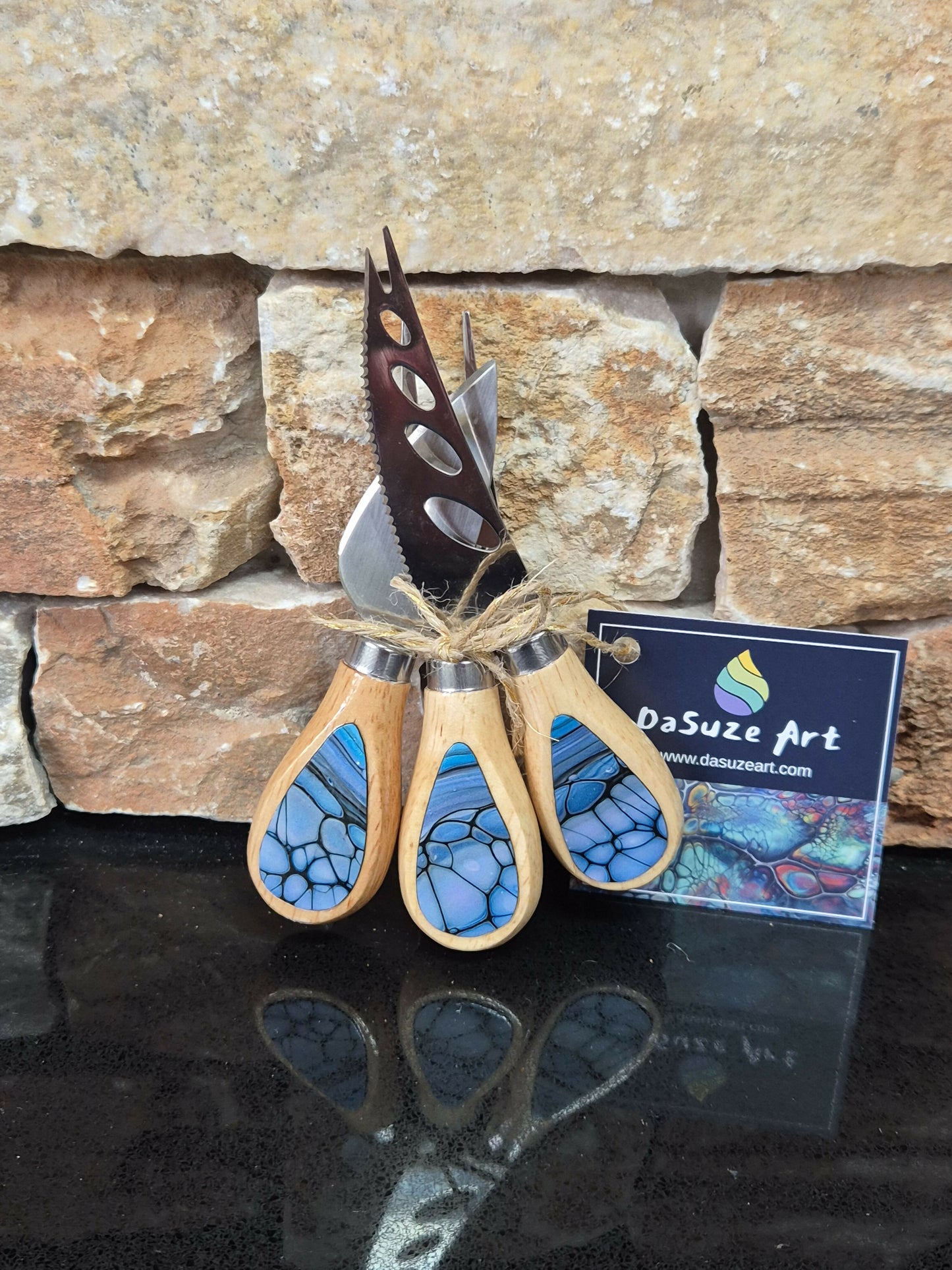 Set of 3 Cheese knives