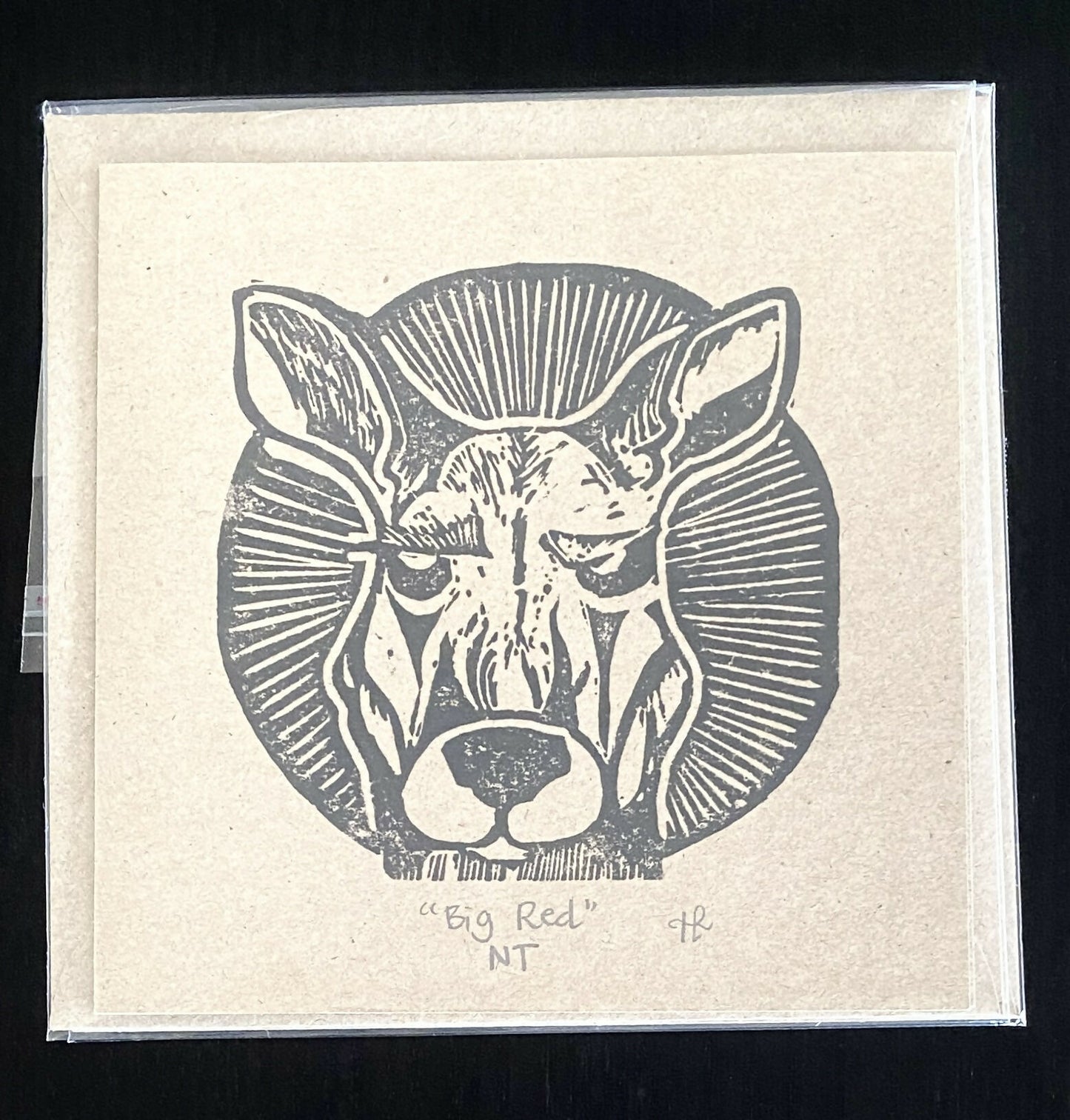 Affordable Art State Emblem Linoprint Cards
