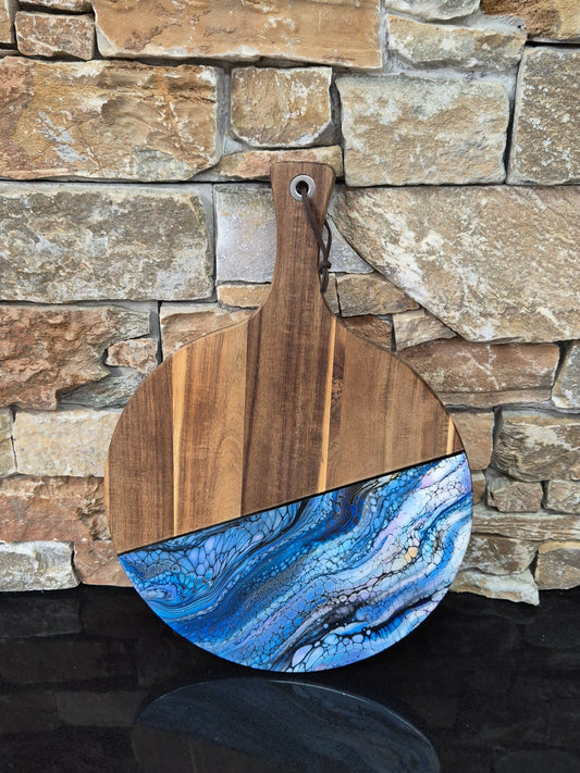 Midnight Blue Paddle Cheese Board
