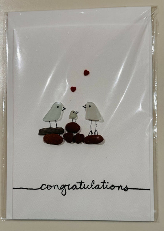 Sea Glass Greeting Cards