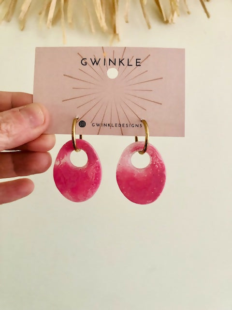 Pink Swirl Hoola Hoops