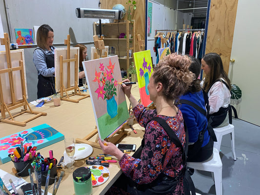 Paint & Sip Workshop for 5 with Rondelle Design - RRP $325