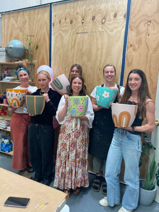 Paint & Sip Workshop for 5 with Rondelle Design - RRP $325