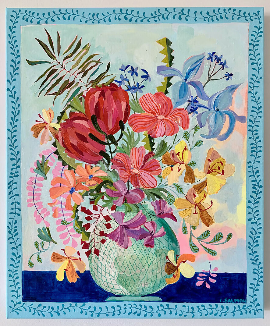 Sunlit Floral Reverie Giclee Print