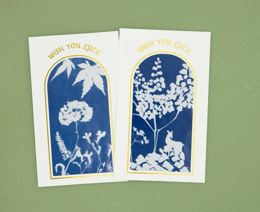 Handmade Cyanotype Greeting Card