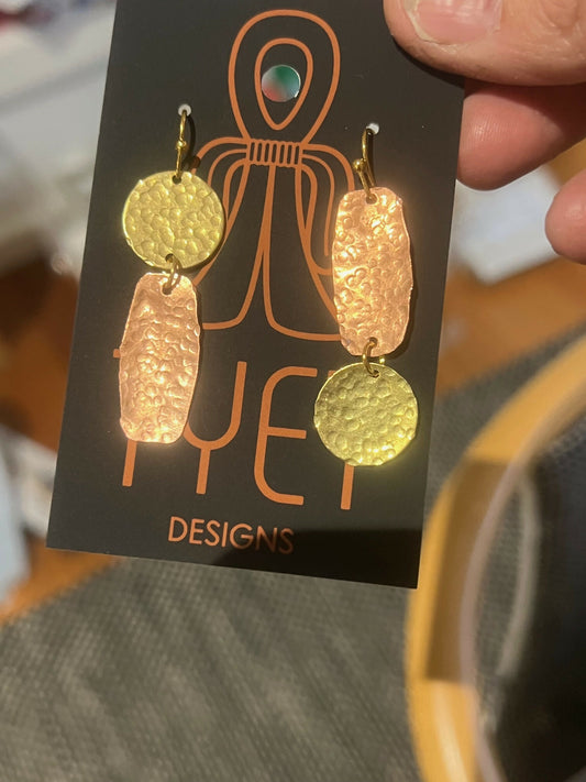 Mixed Metal Earrings