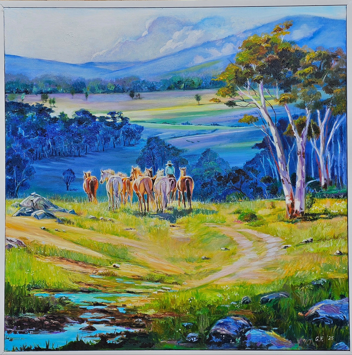 Sunshine On A Cloudy Day in Warburton Valley, VIC