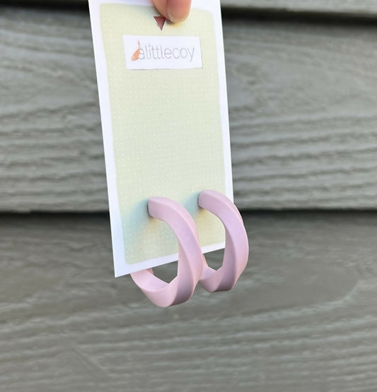 Mini Hoop earrings by alittlecoy