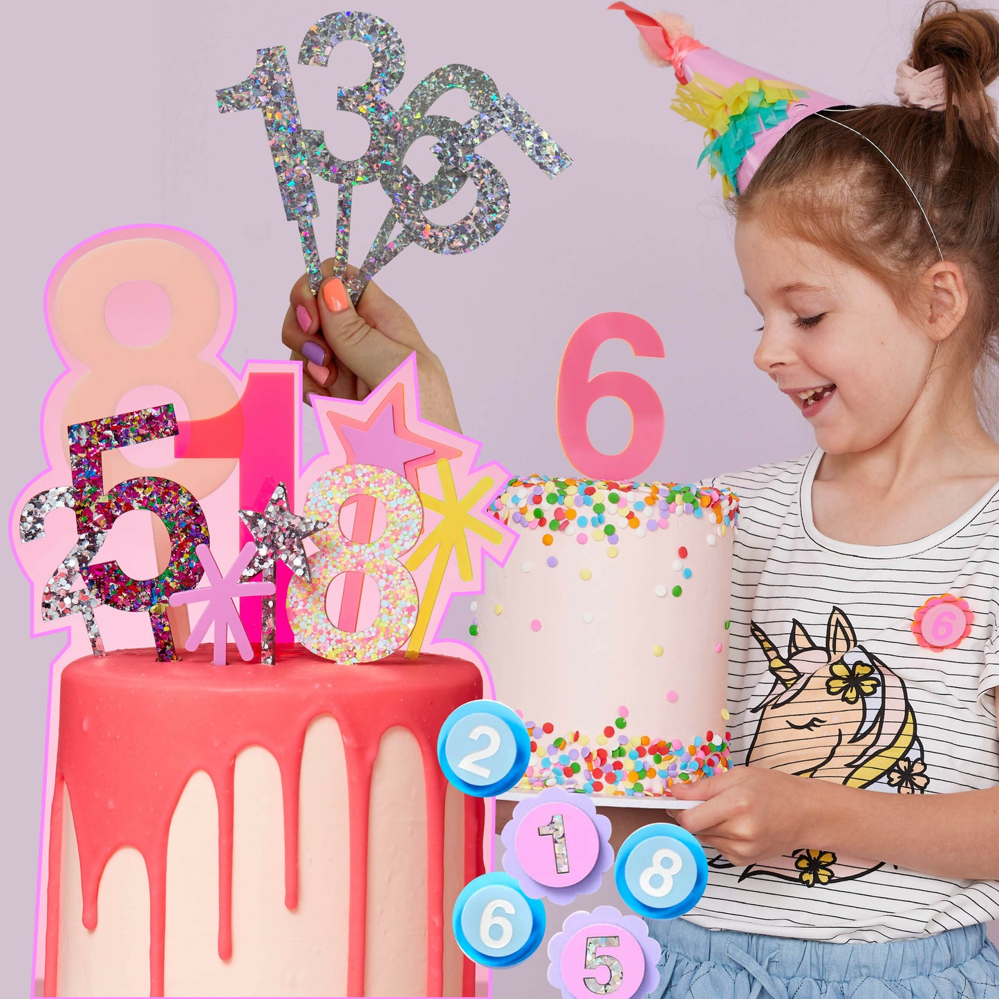 Number Cake Topper