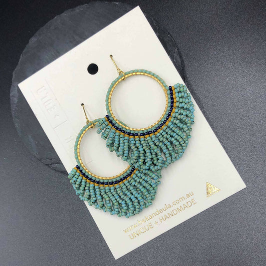 Bek + Eula Loop Hoop Fringe Large