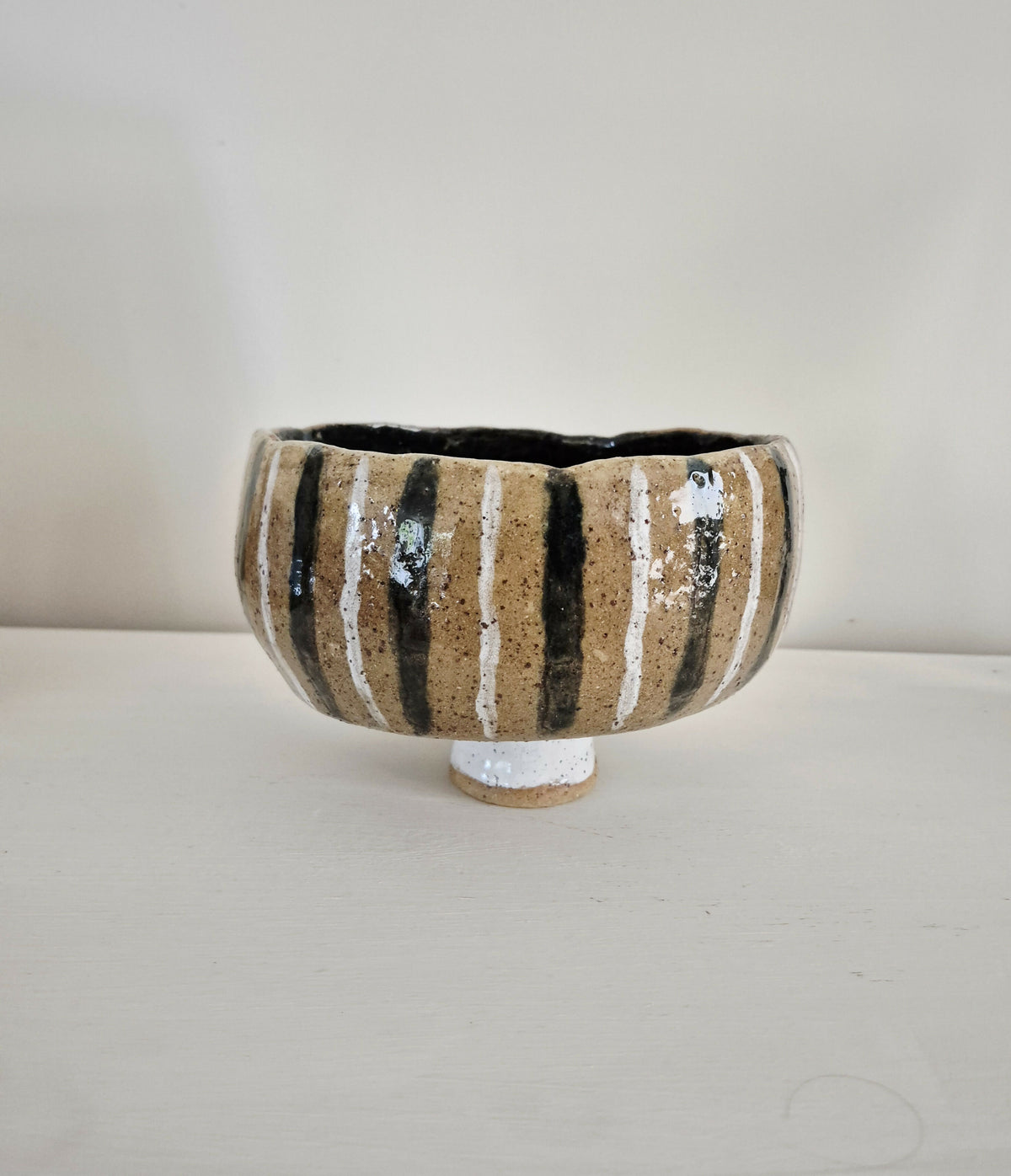 Stripe fruit bowl