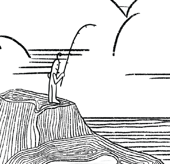 A Day at the Beach: Fishing