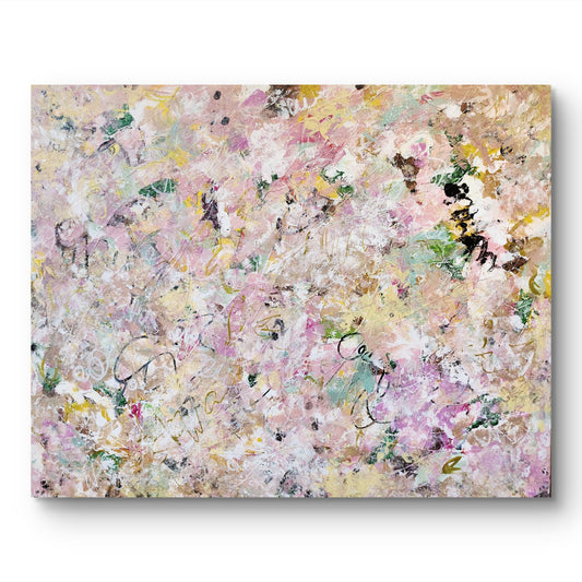 Abstract Painting by Artist Baiplue Punikom - RRP $600