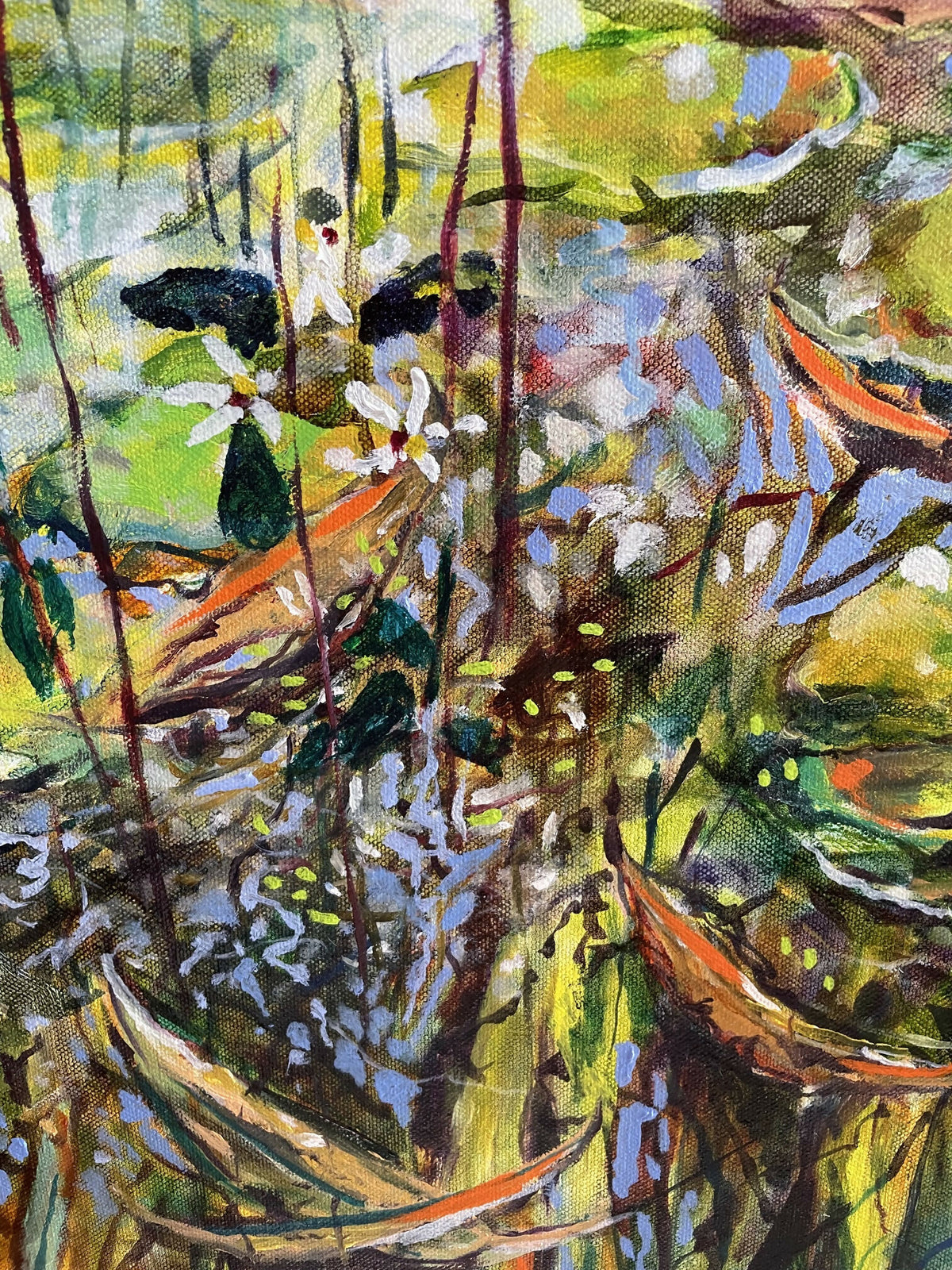 SWAMP LIFE (oil painting)