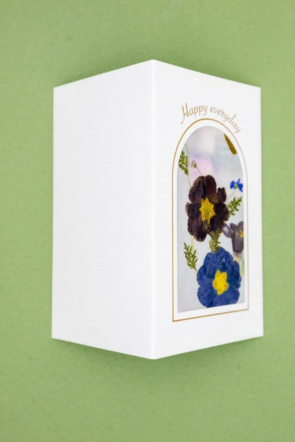 Pressed Flower Greeting Card