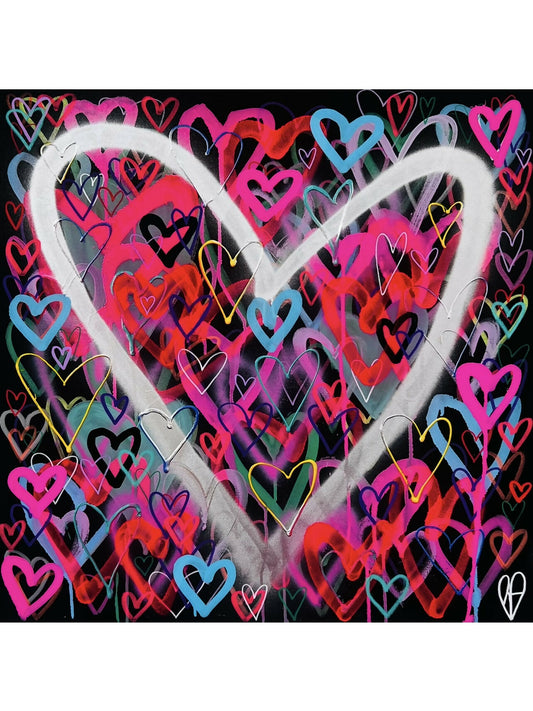 A3 Fine Art Print - Community Hearts